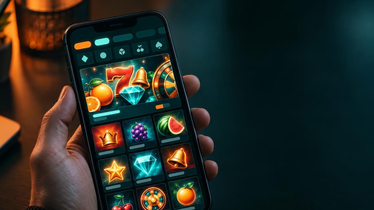Catálogo de slots e jogos de cassino no celular com modo demo
